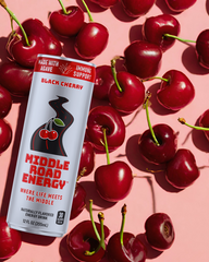 All-Natural Black Cherry 4-Pack: Experience Refreshing Energy